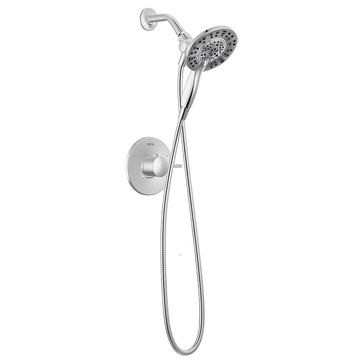 Shower Trim Albion Monitor 14 1 Lever Chrome WaterSense ADA 1.75 Gallons per Minute In2ition 2-In-1 for MuiltiChoice Universal Rough-In Valve R10000 - Image 1