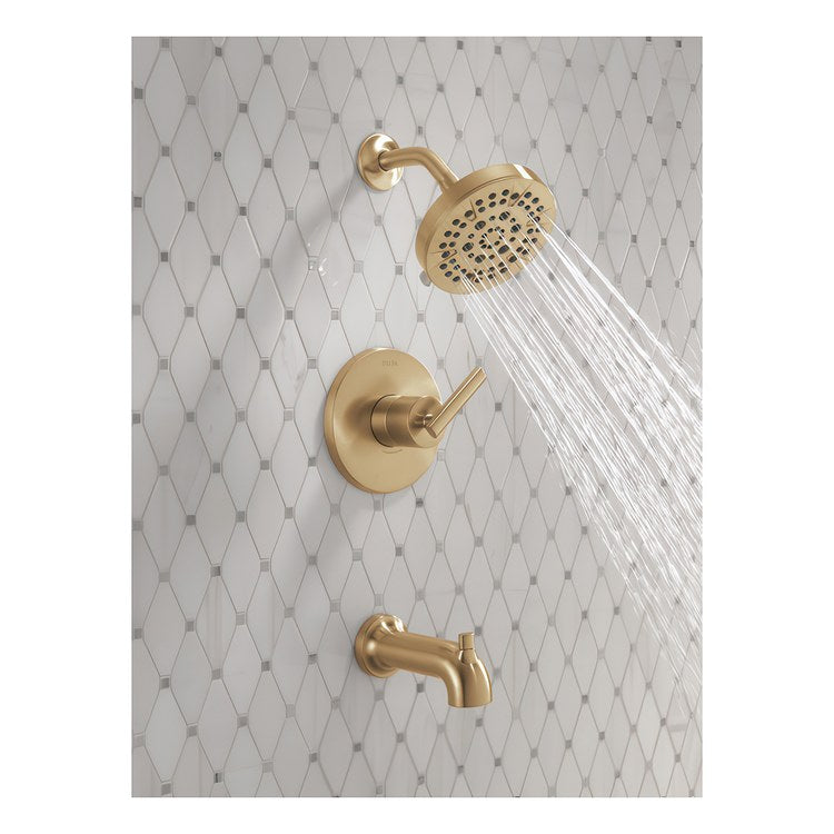 Tub and Shower Trim Altado Monitor 14 1 Lever Brilliance Champagne Bronze WaterSense ADA 6.0 Gallons per Minute for MuiltiChoice Universal Rough-In Valve R10000 - Image 2