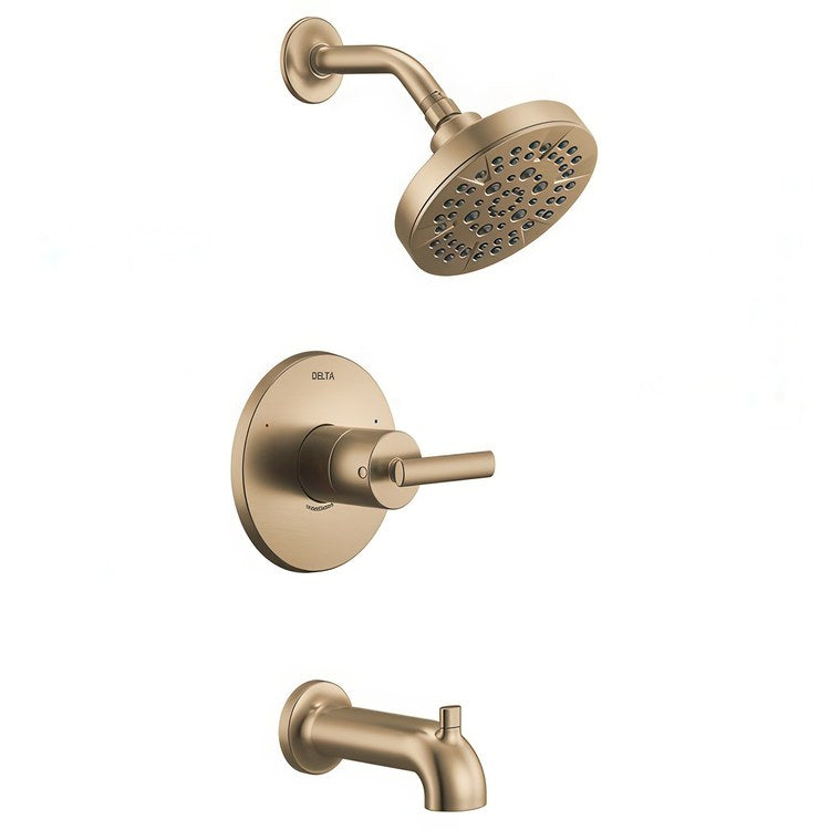 Tub and Shower Trim Altado Monitor 14 1 Lever Brilliance Champagne Bronze WaterSense ADA 6.0 Gallons per Minute for MuiltiChoice Universal Rough-In Valve R10000 - Image 1