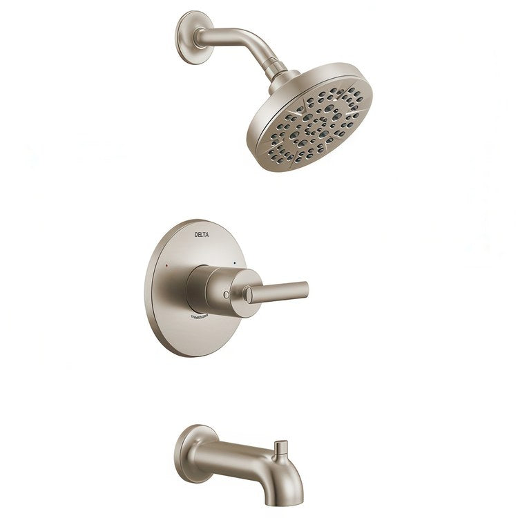 Tub and Shower Trim Altado Monitor 14 1 Lever Brilliance Stainless WaterSense ADA 6.0 Gallons per Minute for MuiltiChoice Universal Rough-In Valve R10000 - Image 1