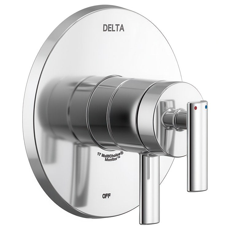 Pressure Balance Valve Trim Altado Monitor 17 2 Lever Chrome 6-1/2 Inch WaterSense ADA for MultiChoice Universal Rough-In Valve R10000