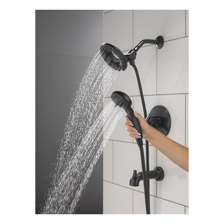 Tub and Shower Trim Altado Monitor 17 2 Lever Matte Black WaterSense ADA 6.2 Gallons per Minute for MuiltiChoice Universal Rough-In Valve R10000 - Image 2