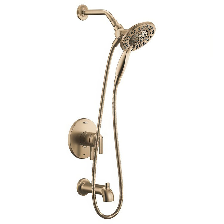 Tub and Shower Trim Altado Monitor 17 2 Lever Brilliance Champagne Bronze WaterSense ADA 6.2 Gallons per Minute for MuiltiChoice Universal Rough-In Valve R10000 - Image 1