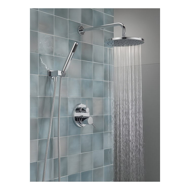 Shower Trim Modern Monitor 14 with 2 Function Diverter 2 Lever Chrome WaterSense ADA 1.75 Gallons per Minute Raincan for MuiltiChoice Universal Rough-In Valve R22000 - Image 3