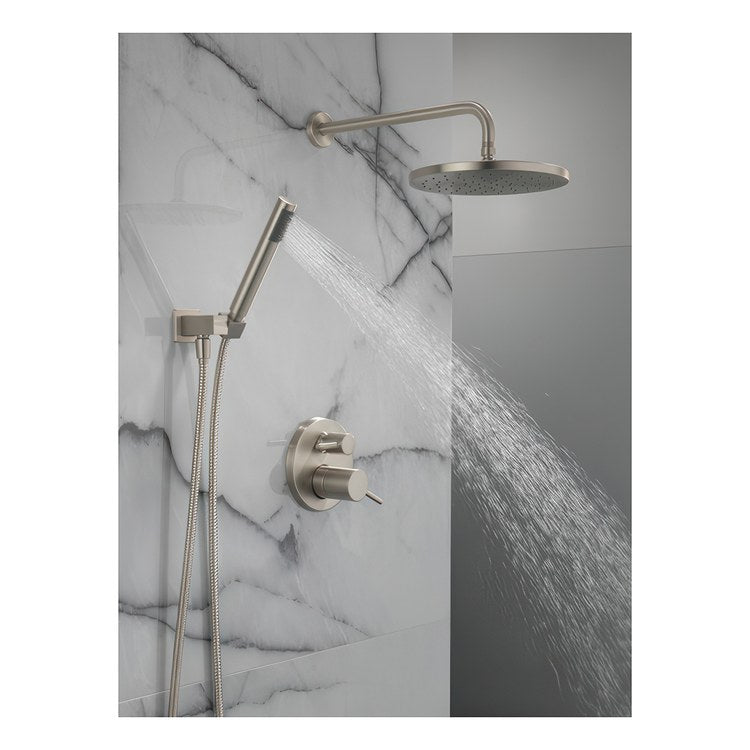 Shower Trim Modern Monitor 14 with 2 Function Diverter 2 Lever Spotshield Brushed Nickel WaterSense ADA 1.75 Gallons per Minute Raincan for MuiltiChoice Universal Rough-In Valve R22000 - Image 3