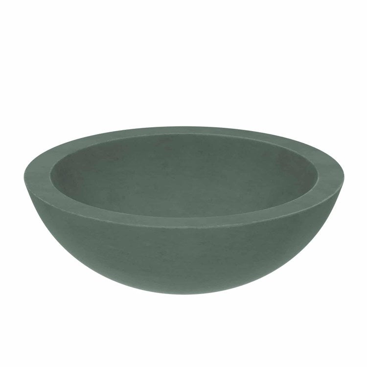 Lavatory Sink Native Stone Morro Vessel 17 Inch Round Forest - Image 1