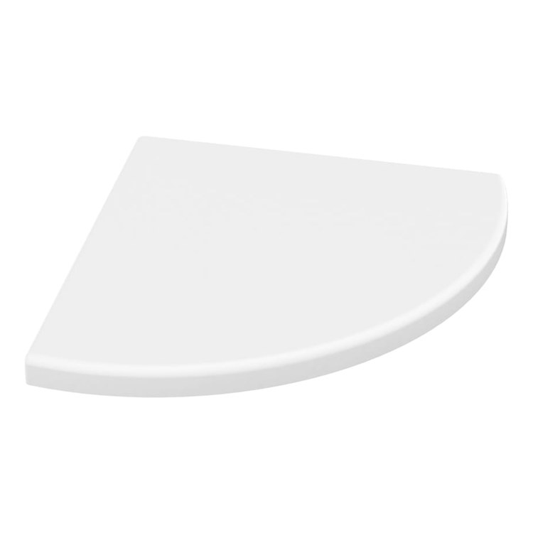 Shower Basket Aerie ES-8 Corner Shelf White 8.5 x 8 Inch SMC Wall Mount - Image 2