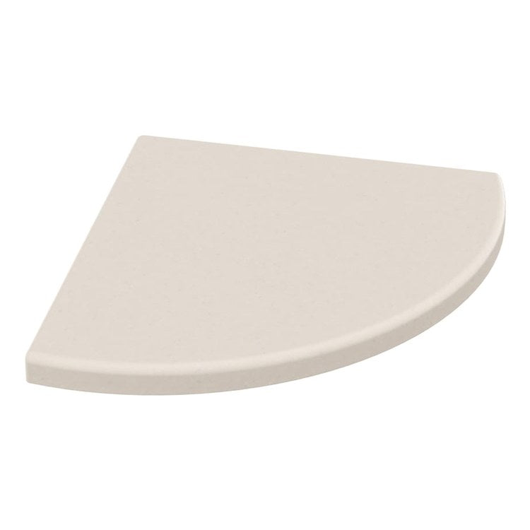 Shower Basket Aerie ES-8 Corner Shelf Tahiti White 8.5 x 8 Inch SMC Wall Mount - Image 2
