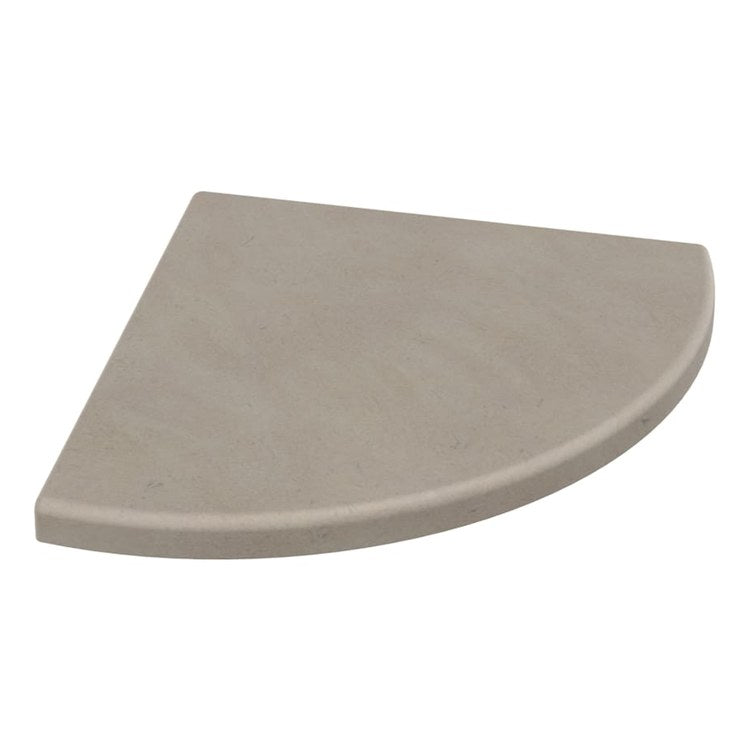 Shower Basket Aerie ES-8 Corner Shelf Limestone 8.5 x 8 Inch SMC Wall Mount - Image 2