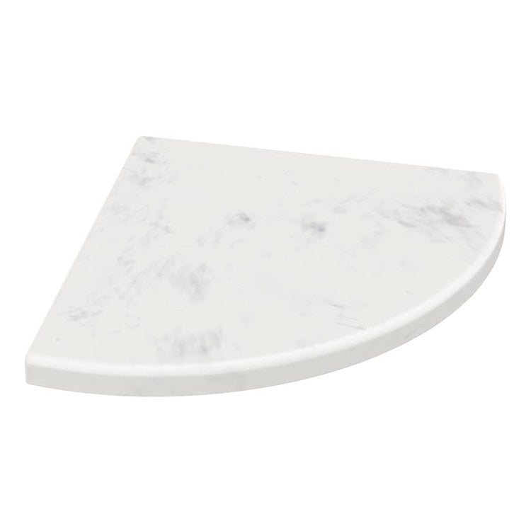 Shower Basket Aerie ES-8 Corner Shelf Carrara 8.5 x 8 Inch SMC Wall Mount - Image 2