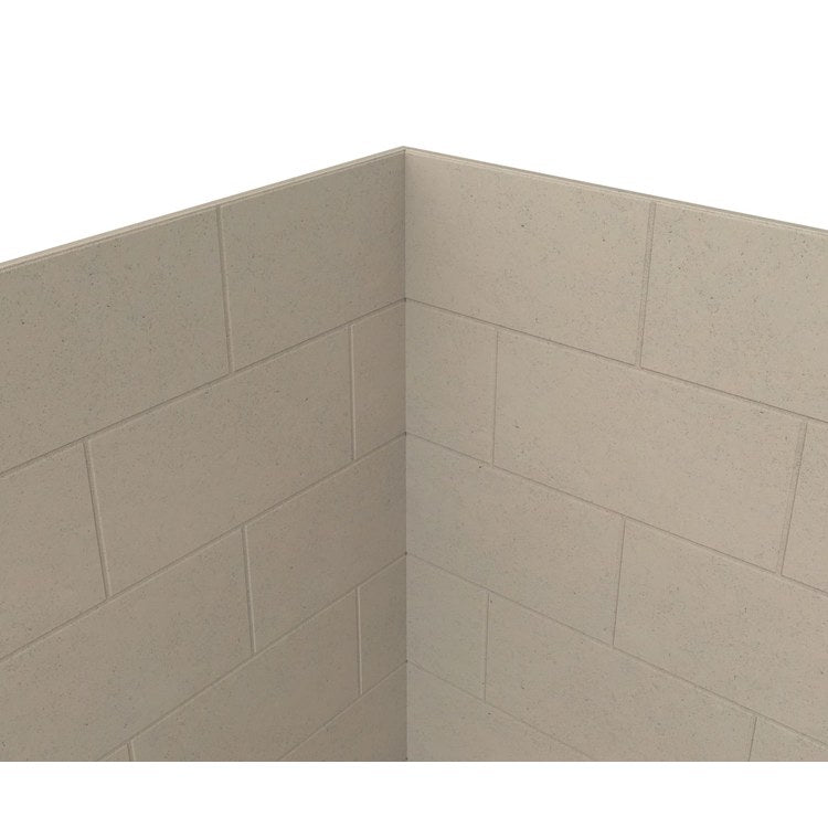 Shower Wall Kit 3 Piece Metro Subway Tile 34 x 62 x 96 Inch Limestone Swanstone - Image 2