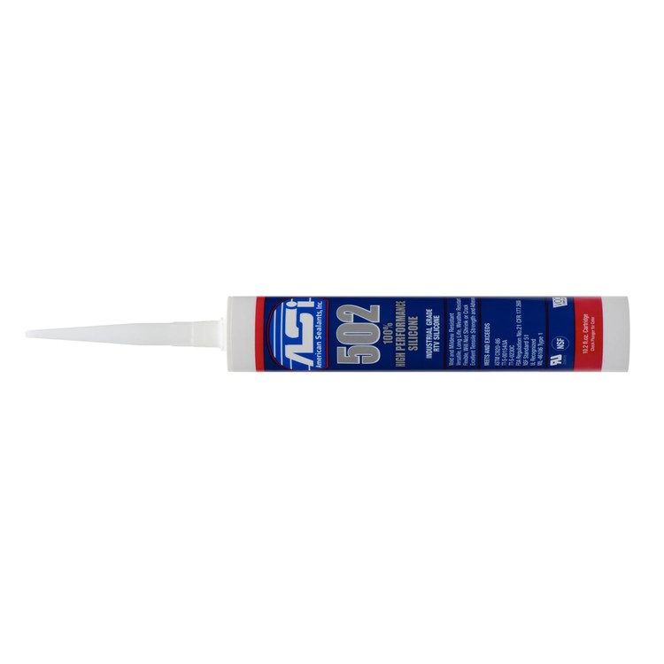 Caulk Sealant SI-1003 Silicone Ice 10.2 Ounce 10 Minutes for Tub/Shower Wall