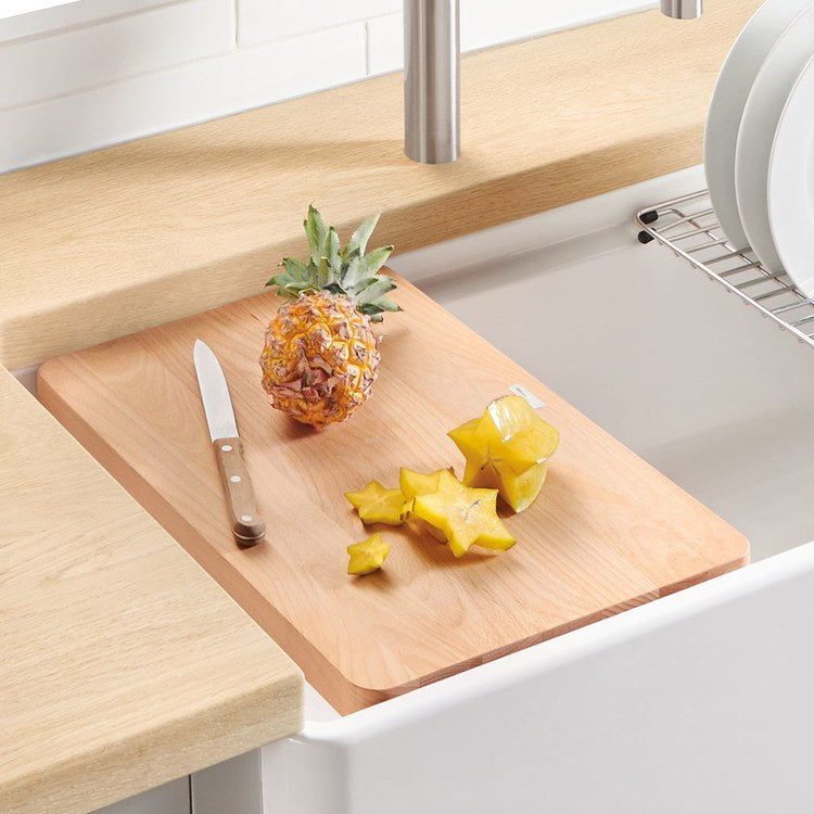 Cutting Board Profina 17 x 12 Inch Beechwood for Farmhouse Sink - Image 2