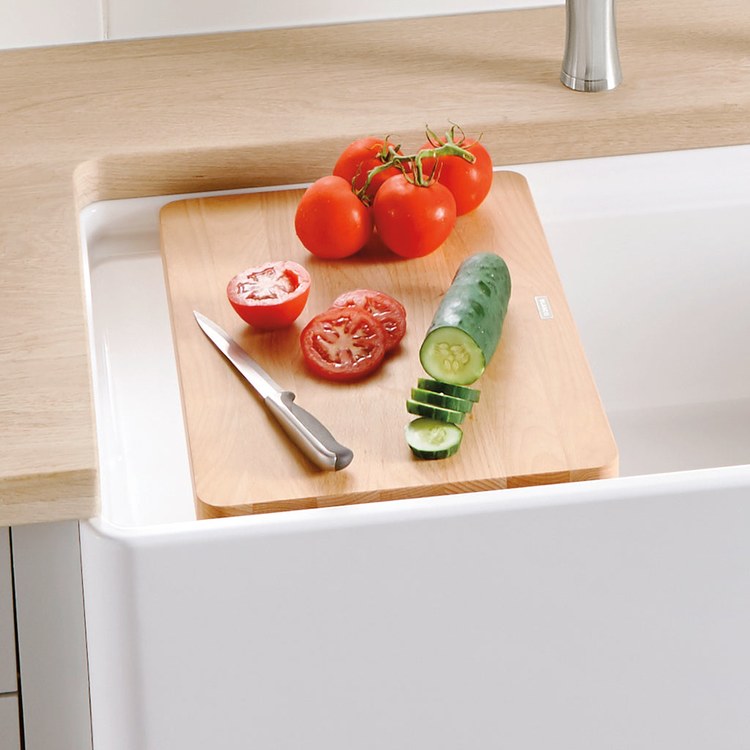 Cutting Board Profina 17 x 12 Inch Beechwood for Farmhouse Sink - Image 3