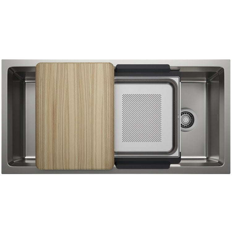 Workstation Inteos 39 Inch Satin Polish Stainless Steel - Image 1