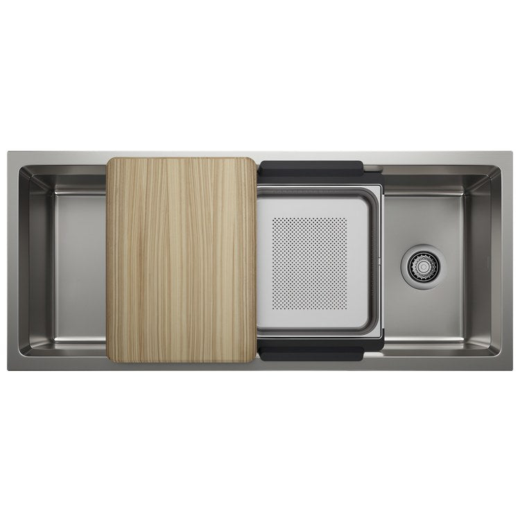 Workstation Inteos 45 Inch Satin Brushed Silgranit - Image 1