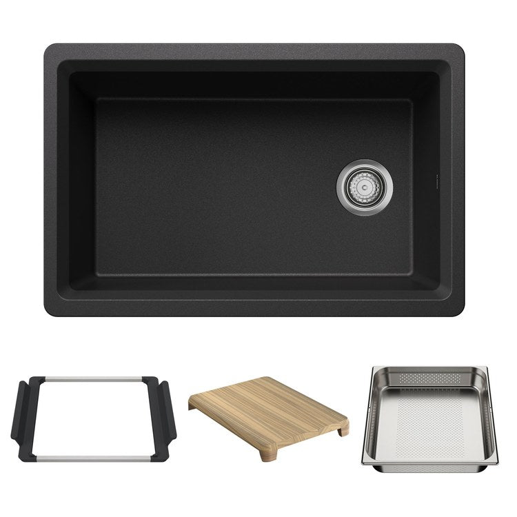 Workstation Inteos 30 Inch Anthracite Silgranit - Image 2