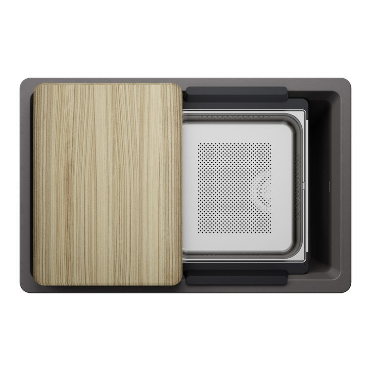Workstation Inteos 30 Inch Cinder Silgranit - Image 1