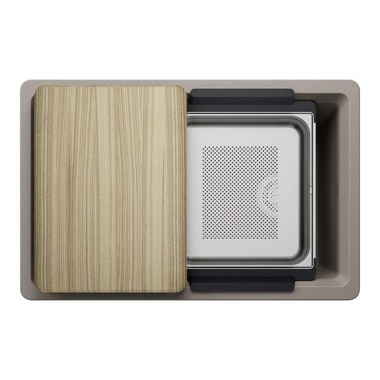 Workstation Inteos 30 Inch Truffle Silgranit - Image 1