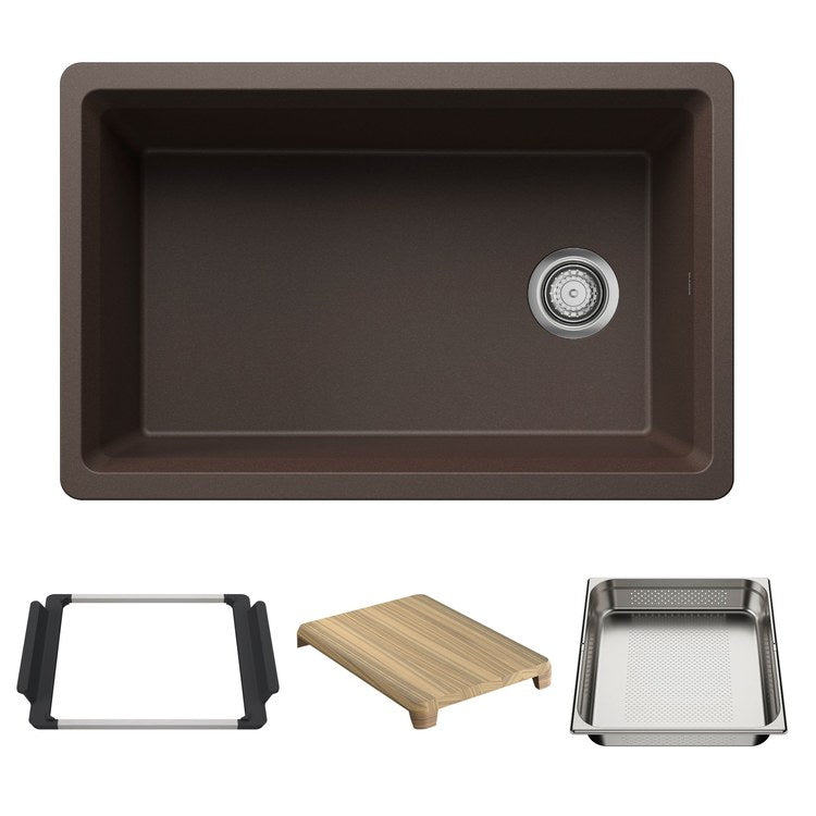 Workstation Inteos 30 Inch Cafe Silgranit - Image 2