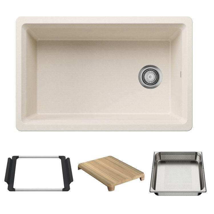 Workstation Inteos 30 Inch Soft White Silgranit - Image 2