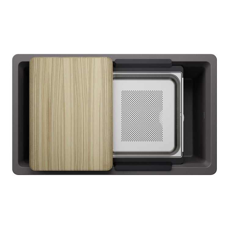 Workstation Inteos 33 Inch Cinder Silgranit - Image 1
