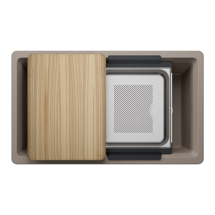 Workstation Inteos 33 Inch Truffle Silgranit - Image 1
