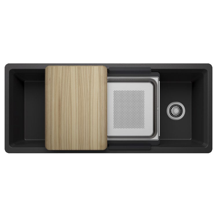 Workstation Inteos 45 Inch Anthracite Silgranit - Image 1