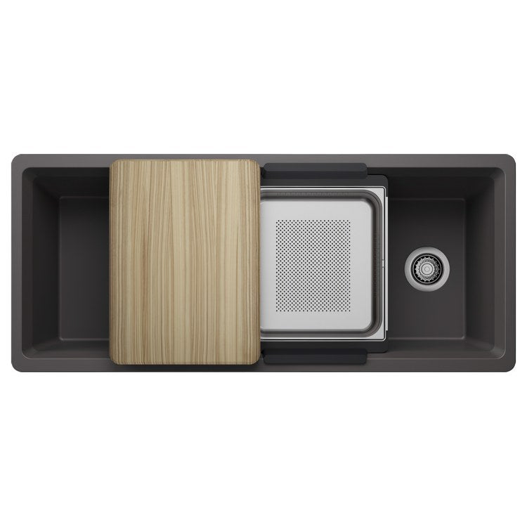 Workstation Inteos 45 Inch Cinder Silgranit - Image 1