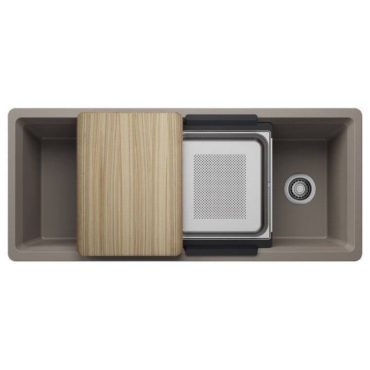 Workstation Inteos 45 Inch Truffle Silgranit - Image 1