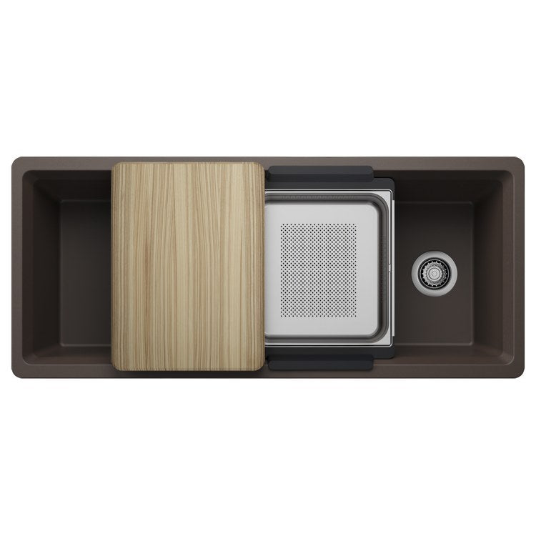 Workstation Inteos 45 Inch Cafe Silgranit - Image 1