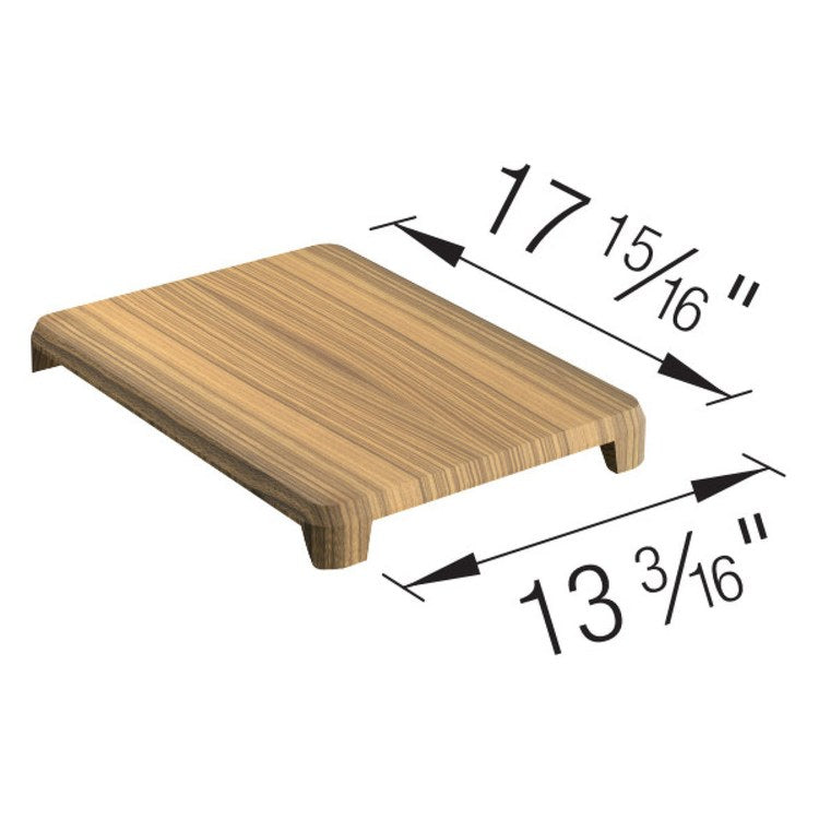 Cutting Board Inteos 18 x 13 Inch Ash Wood for Workstation - Image 3
