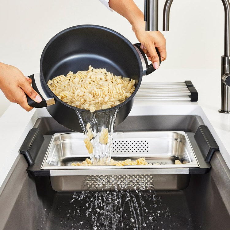 Colander Inteos Large 13 x 14 x 2.5 Inch Stainless Steel for Workstation - Image 2