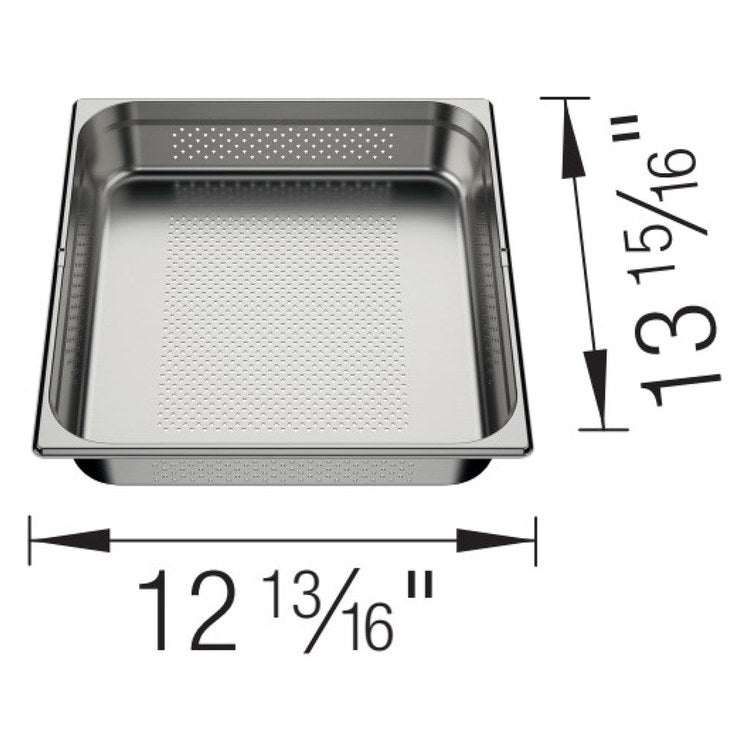 Colander Inteos Large 13 x 14 x 2.5 Inch Stainless Steel for Workstation - Image 3