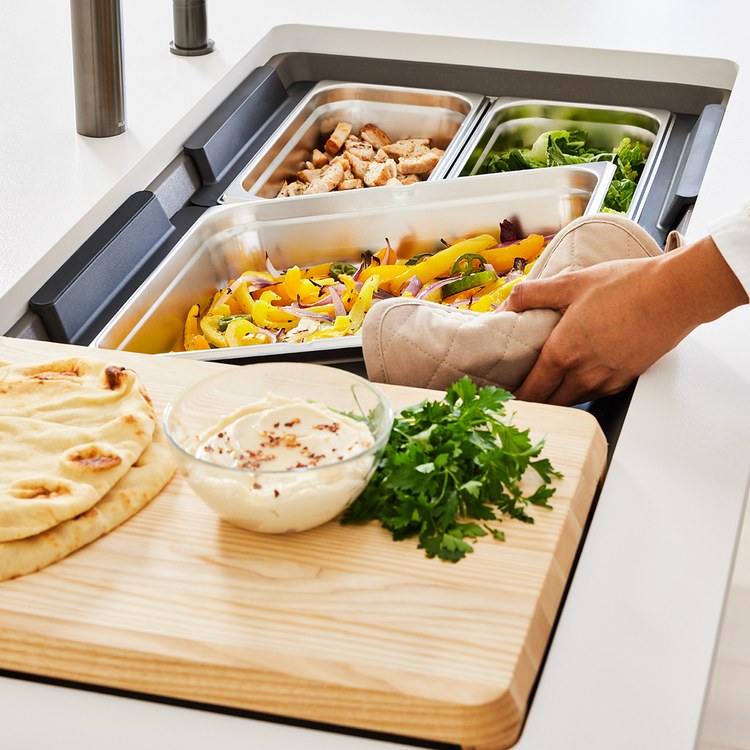 Sink Tray Inteos Large Workstation 13 x 14 x 2.5 Inch Stainless Steel - Image 3