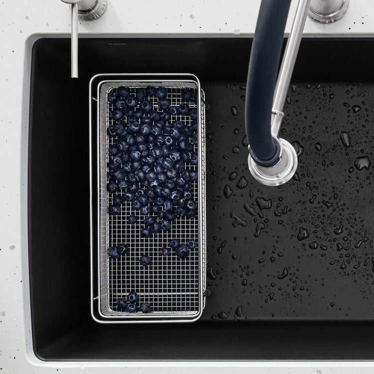 Rinsing Basket Precis 14 x 6 x 5 Inch Stainless Steel for Sink - Image 2