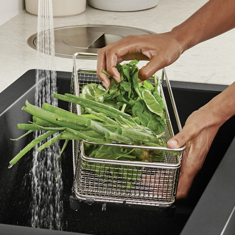 Rinsing Basket Precis 14 x 6 x 5 Inch Stainless Steel for Sink - Image 3