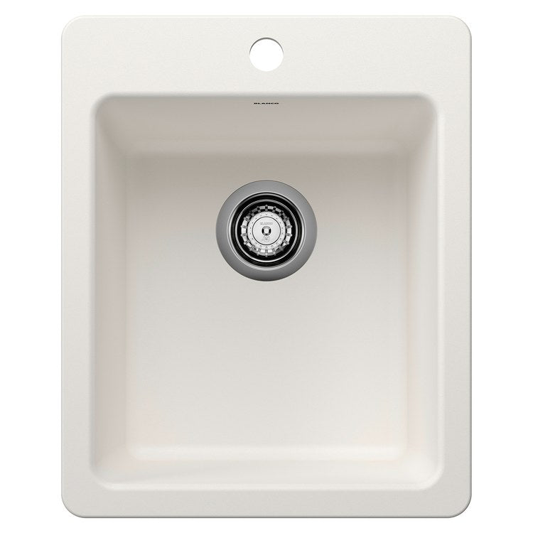 Bar Sink Liven 20.5 x 17 Inch 1 Bowls 1 Hole White Undermount/Drop-In - Image 1