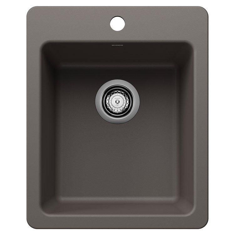 Bar Sink Liven 20.5 x 17 Inch 1 Bowls 1 Hole Soft White Undermount/Drop-In