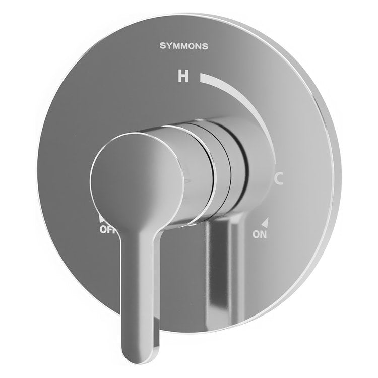 Shower Valve Trim Solarity 1 Lever Polished Chrome ADA 2.0 Gallons per Minute for 16 Series Symmons Temptrol Valve - Image 1