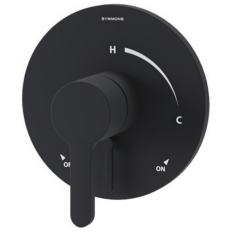 Shower Valve Trim Solarity 2 Lever Matte Black ADA for S26 Series Symmons Temptrol Valve - Image 1