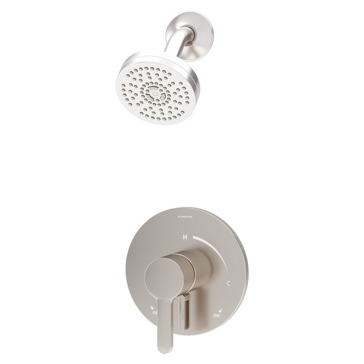 Shower Trim Solarity 2 Lever Satin Nickel WaterSense ADA 2.0 Gallons per Minute Single Function with HydroMersion for S26 Series Symmons Temptrol Valve - Image 1