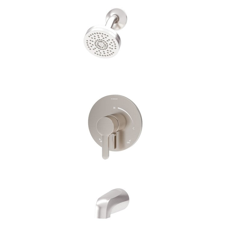 Tub and Shower Trim Solarity 1 Lever Satin Nickel WaterSense ADA 2.0 Gallons per Minute for S16 Series Symmons Temptrol Valve - Image 1