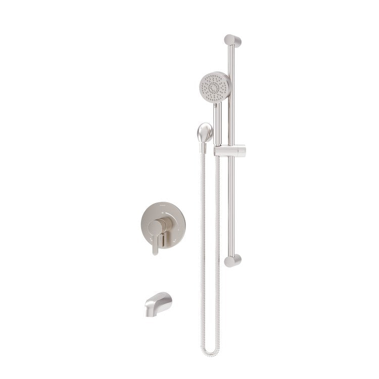 Tub and Shower Trim Solarity 1 Lever Satin Nickel WaterSense ADA 1.5 Gallons per Minute for S26 Series Symmons Temptrol Valve - Image 1