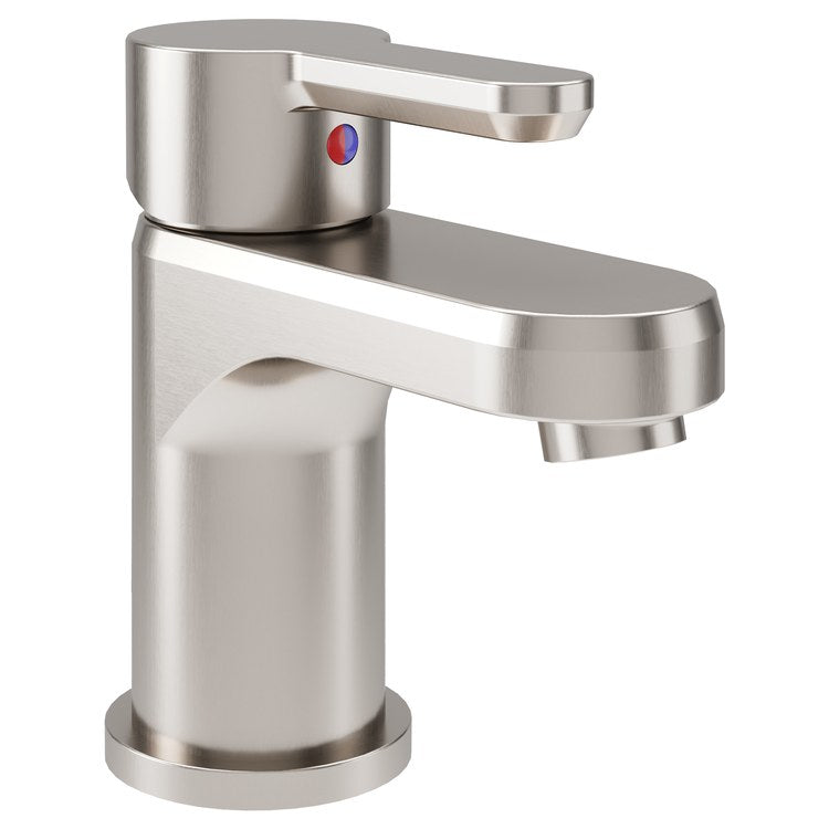 Lavatory Faucet Solarity 1 Lever ADA WaterSense Satin Nickel 1.0 Gallons per Minute Deck Mount Push-Pop 1 Hole - Image 1