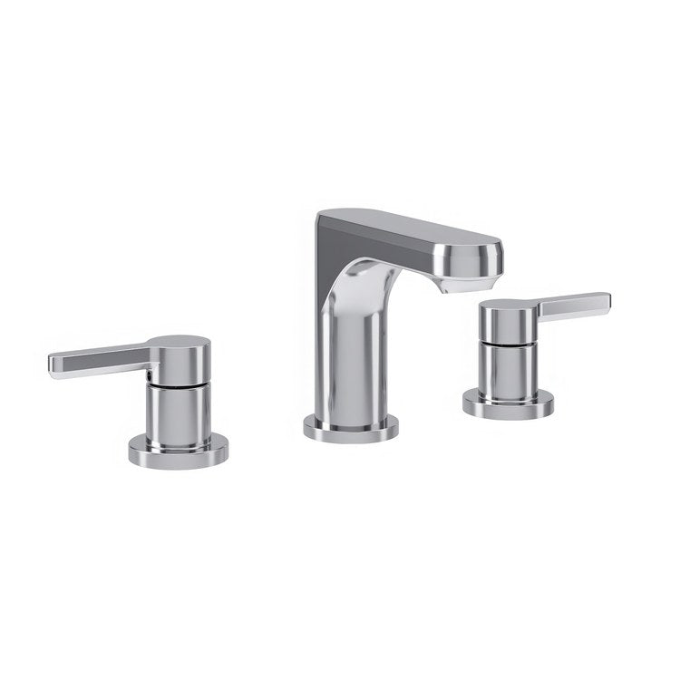 Lavatory Faucet Solarity Widespread 8 to 16 Inch Spread 2 Lever ADA WaterSense Chrome 0.5 Gallons per Minute Deck Fixed Push-Pop 3 Hole - Image 2