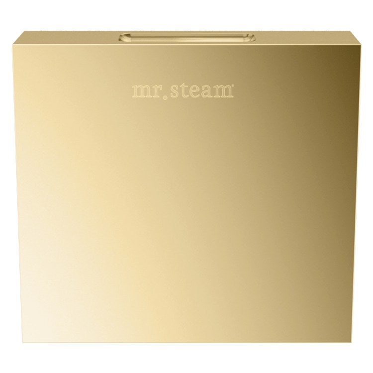 Steamhead Aroma Designer Finish Square Solid Brass Polished Brass 3 Inch - Image 1