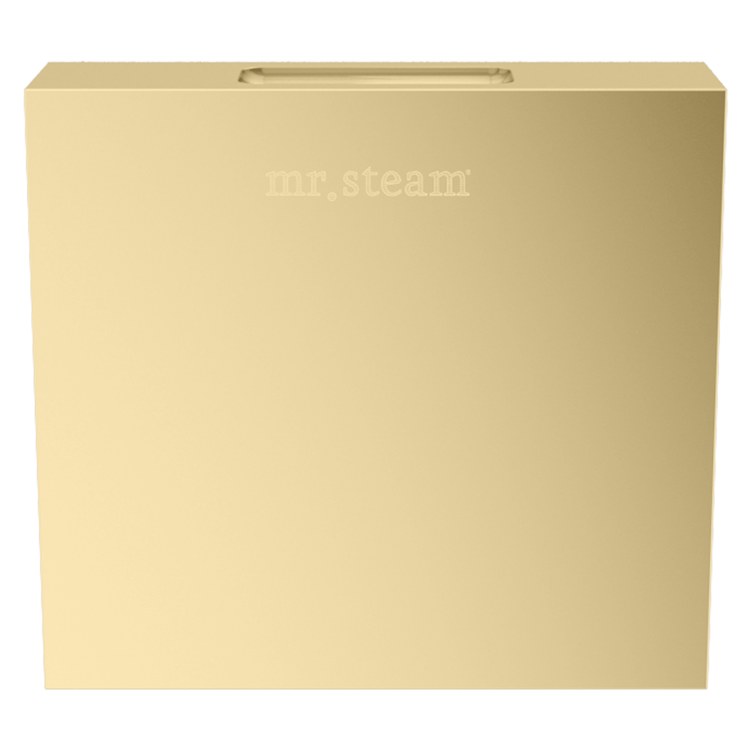Steamhead Aroma Designer Finish Square Solid Brass Satin Brass 3 Inch - Image 1