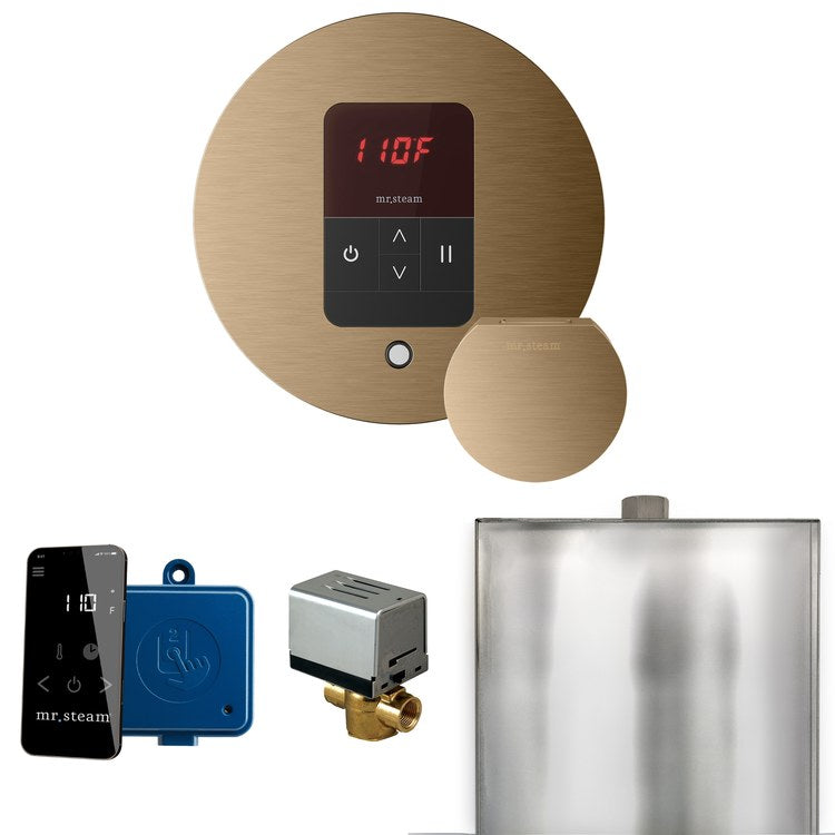 Steam Kit Basic Butler Brushed Bronze Control Package Round - Image 1
