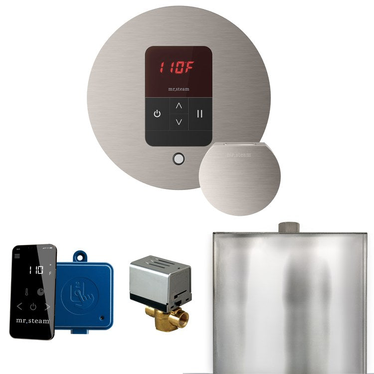 Steam Kit Basic Butler Brushed Nickel Control Package Round - Image 1